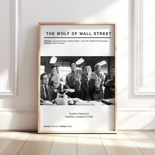 The Wolf Of Wall Street Movie Poster